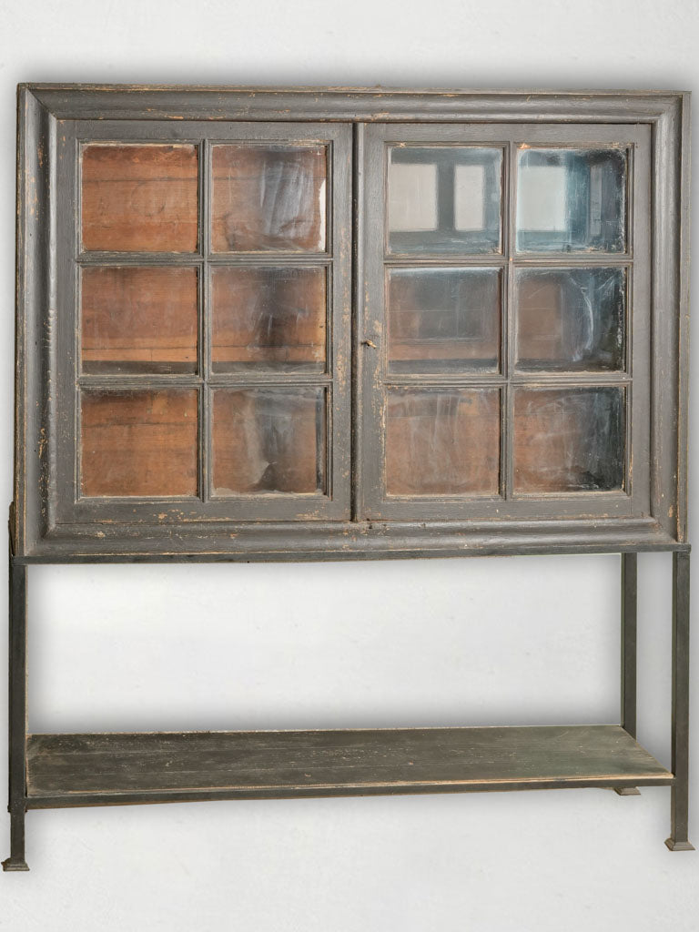Distressed vintage French cabinet