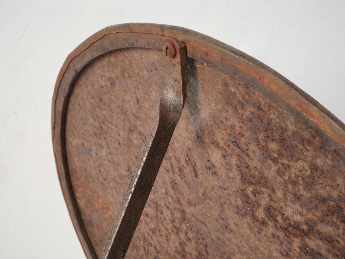 Vintage Wrought Iron Guéridon Table from Provence - Round
