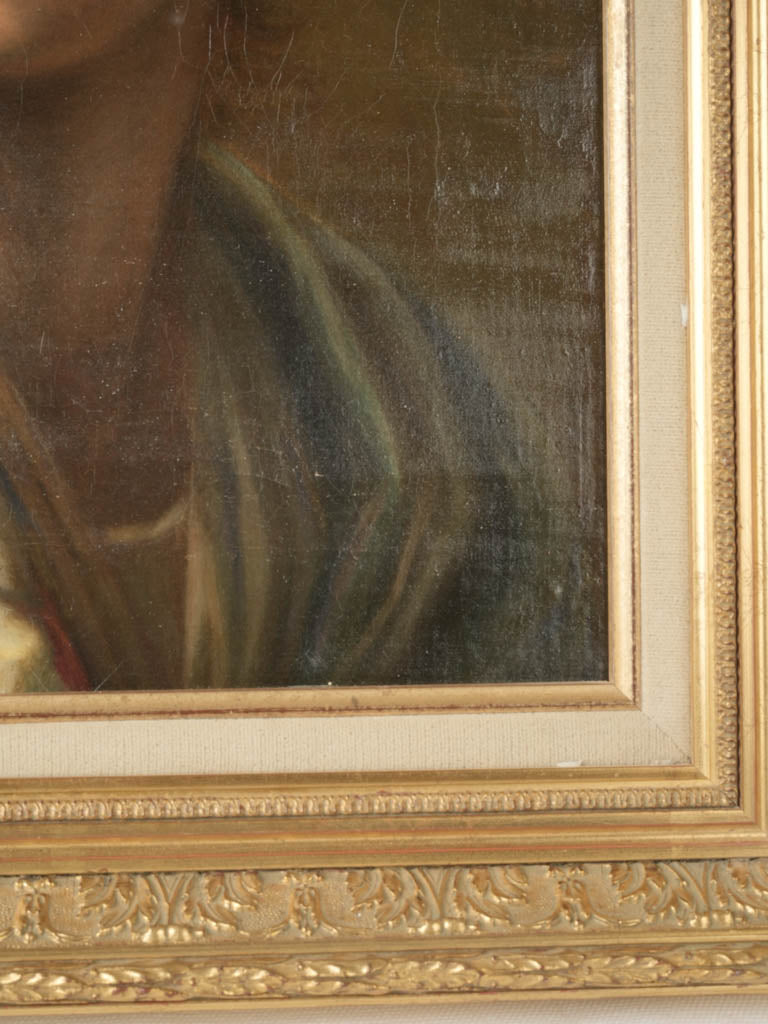Early neoclassical unsigned oil painting