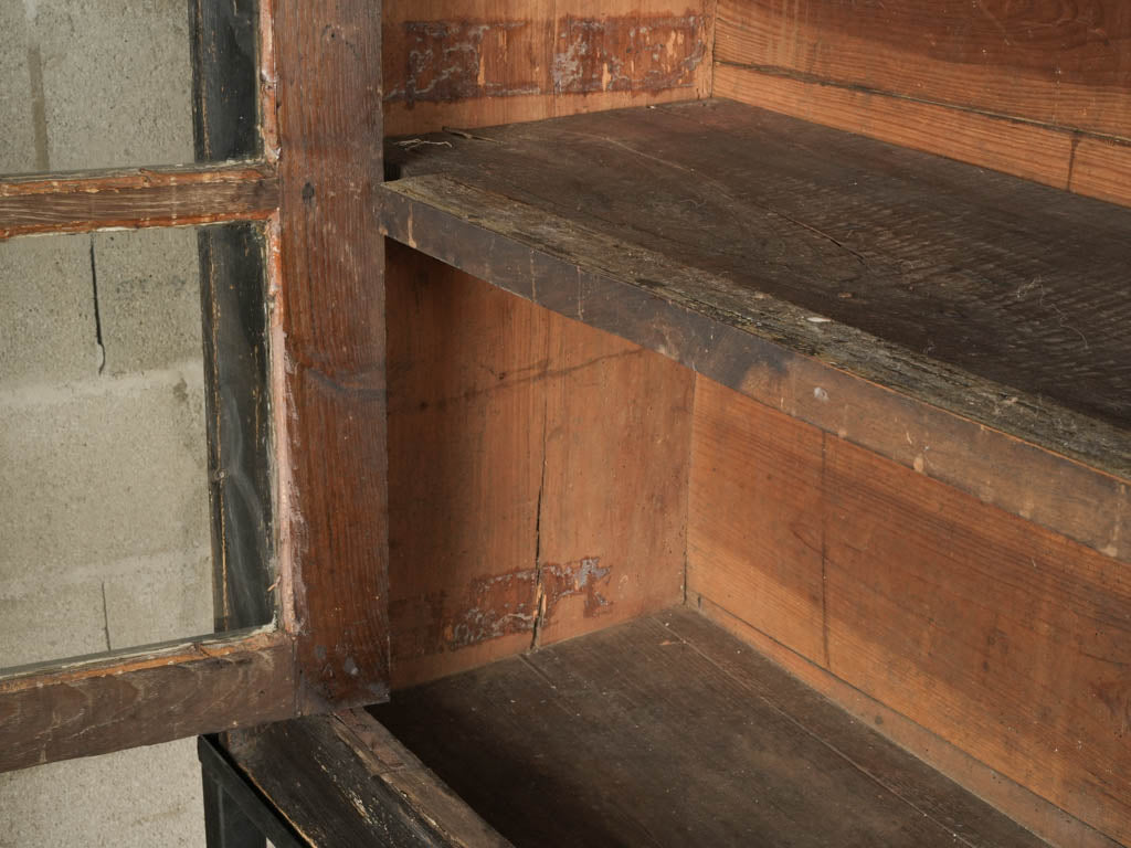 Sturdy iron-legged cabinet