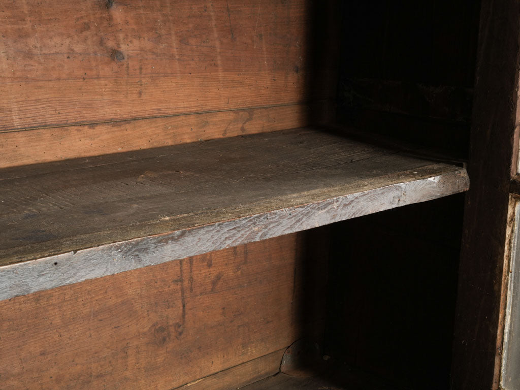 Patina rustic walnut cabinet