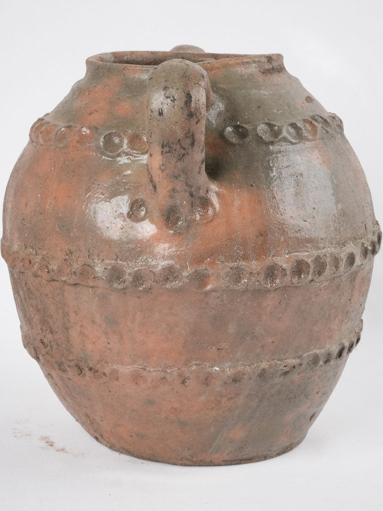 Charming rustic French walnut oil vessel