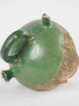 Antique French "Kanti" pitcher - green 11¾"