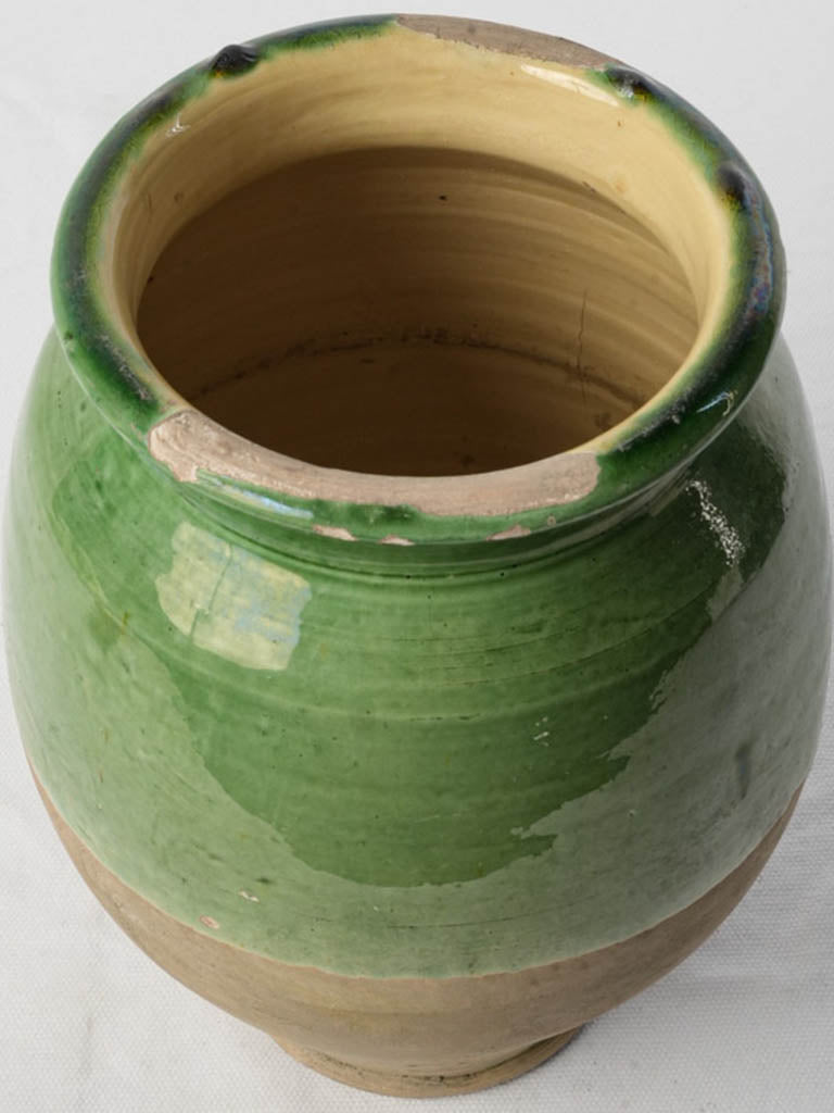 Authentic French Ceramic Storage Pot