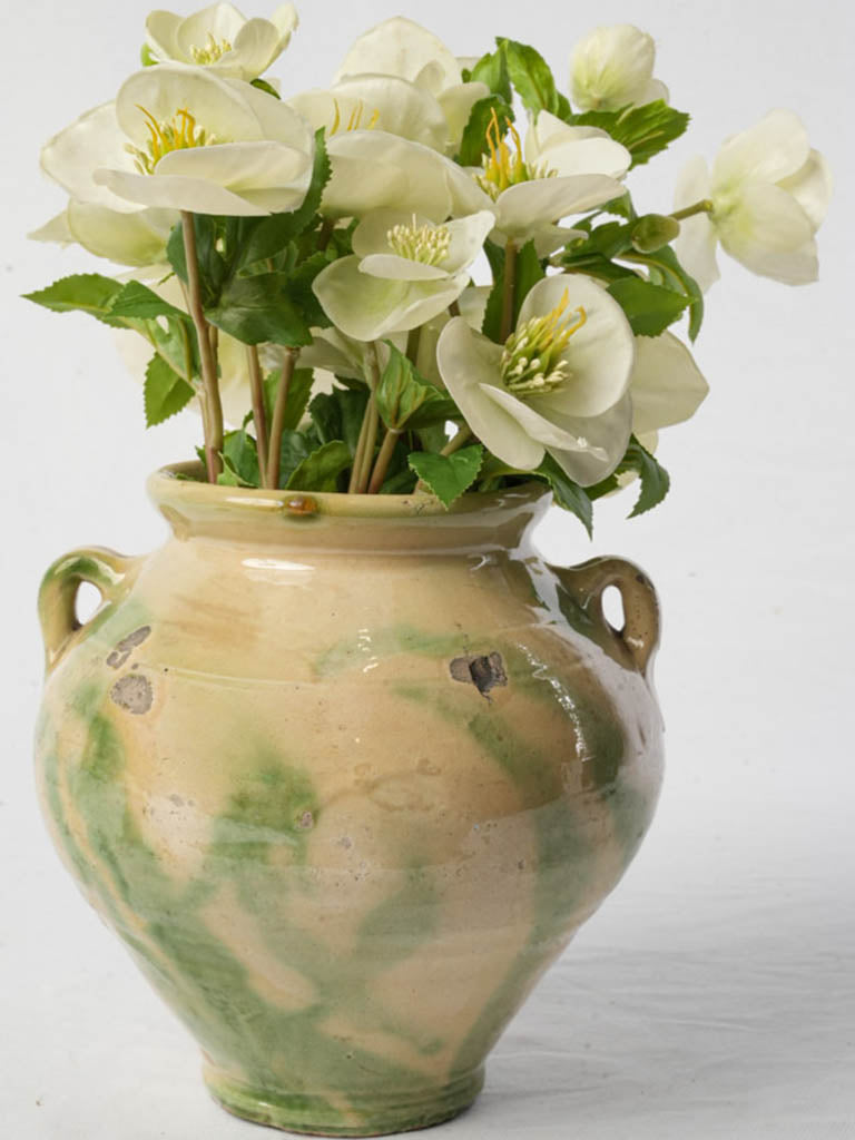Rustic French-Spanish ceramic vase