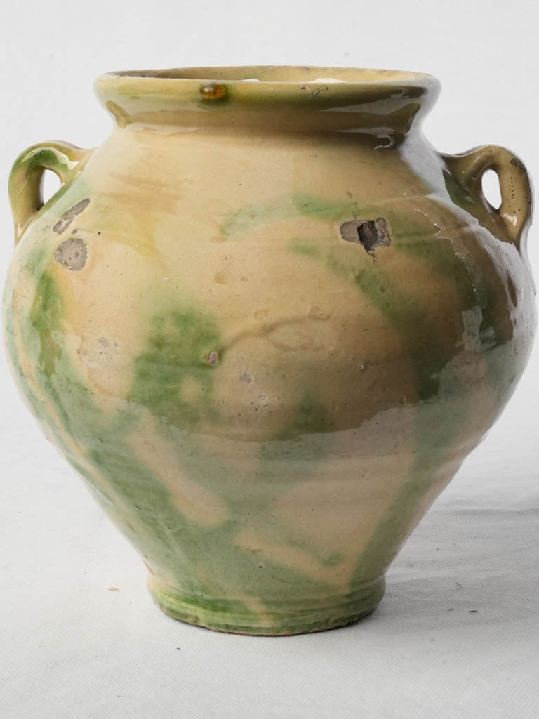 Timeworn Mediterranean terracotta pot