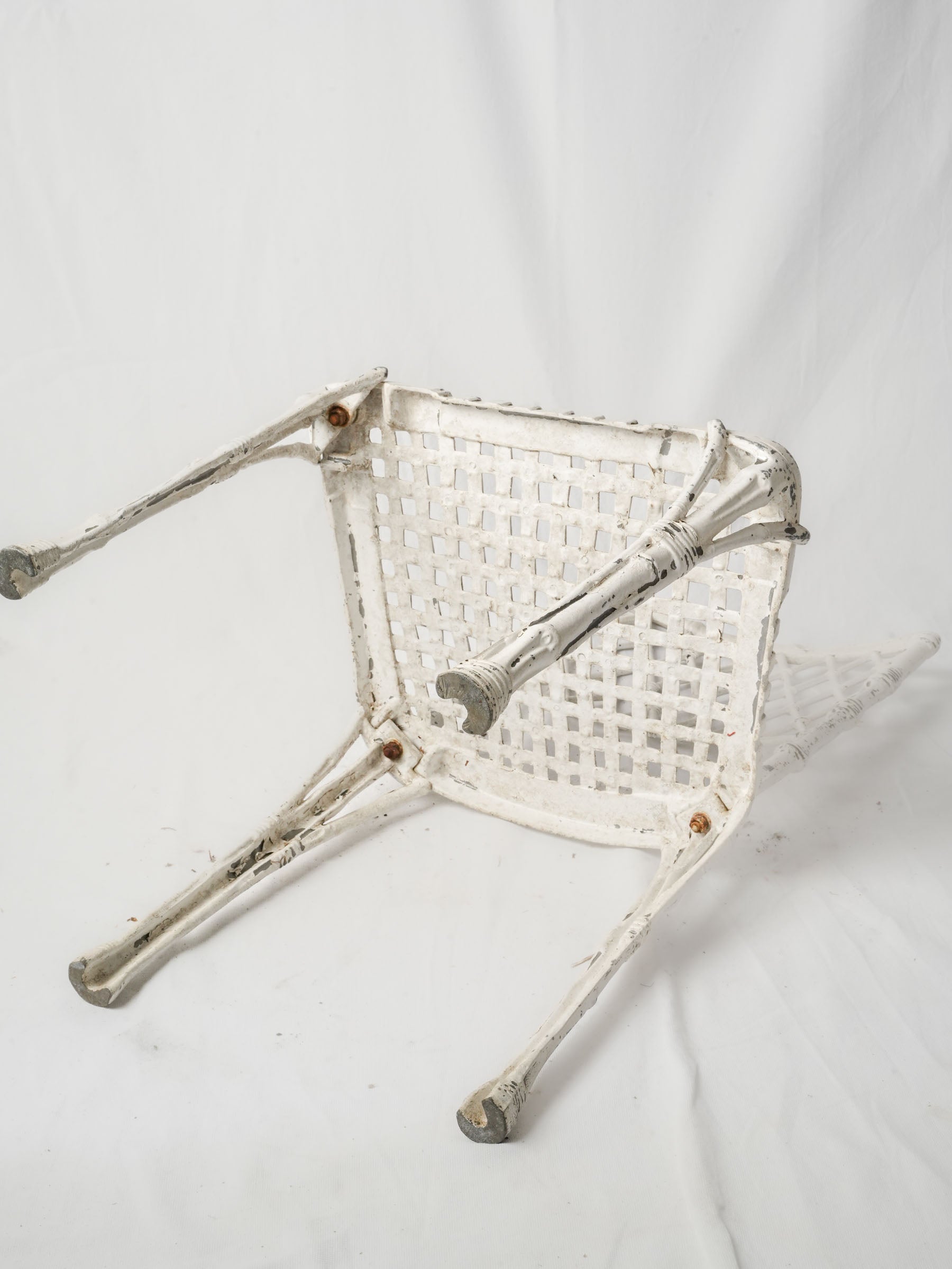 Vintage Cast Aluminium Garden Set w/ Faux Bamboo Design