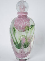 Handcrafted Jean-Claude Novaro Glass Flask