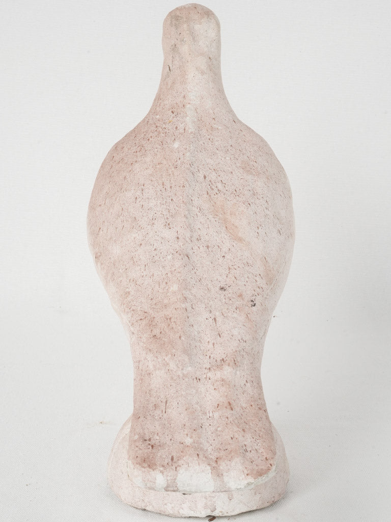 Classic French Patina Cement Dove Figurine