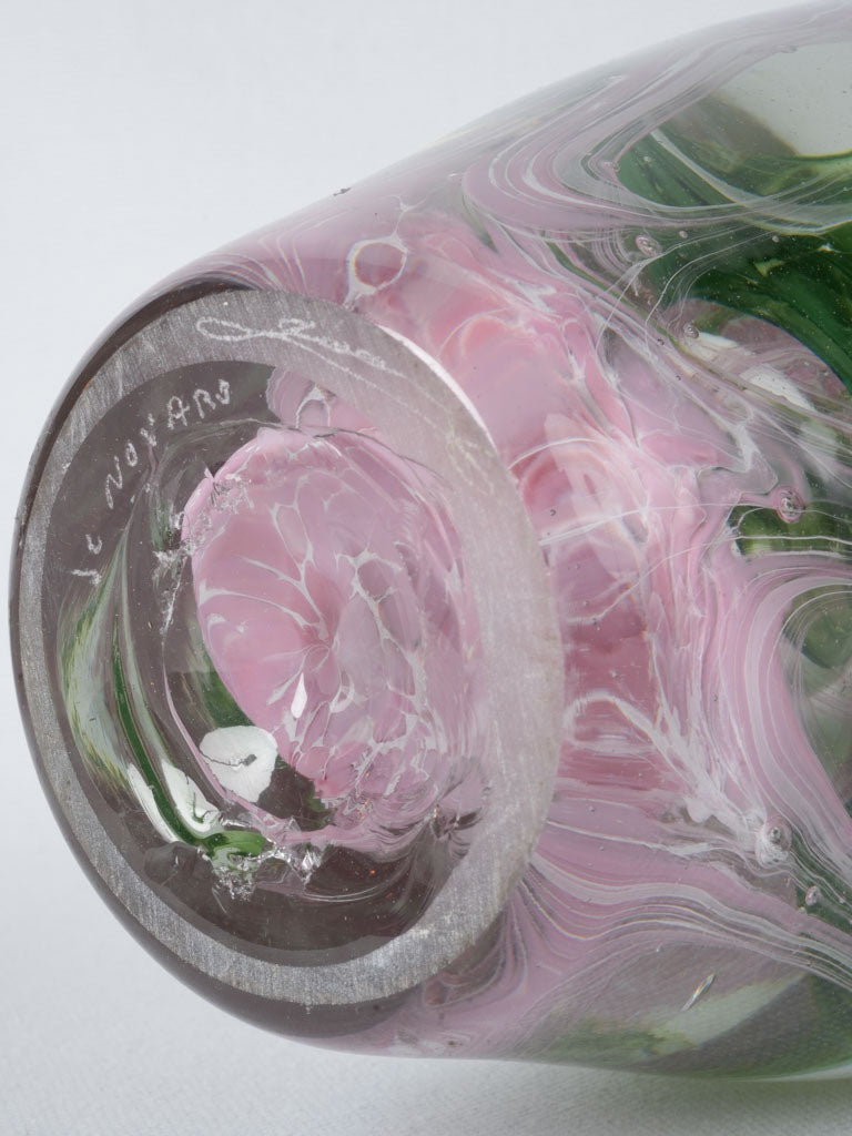 Fine Handblown Art Glass Collectible Flask