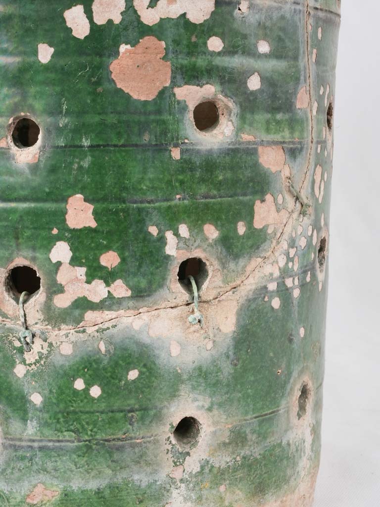 Large French Antique snail pot - 15¼"