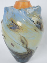 Unique rare glass art vase