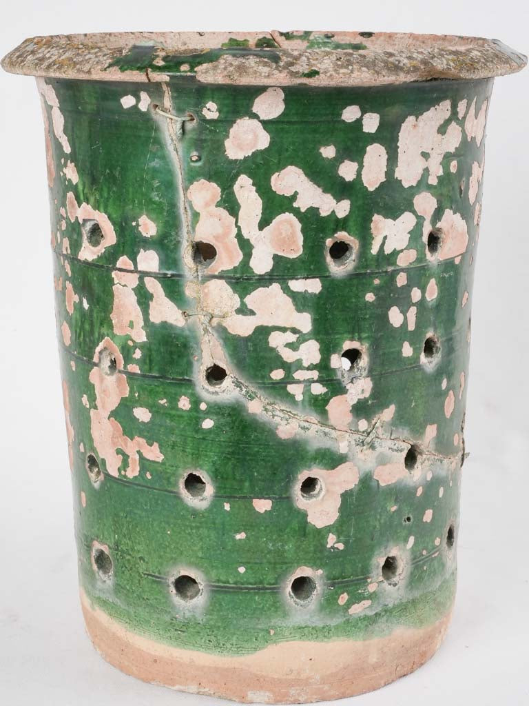 Large French Antique snail pot - 15¼"