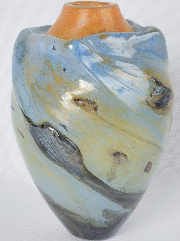 Authentic antique glass vase