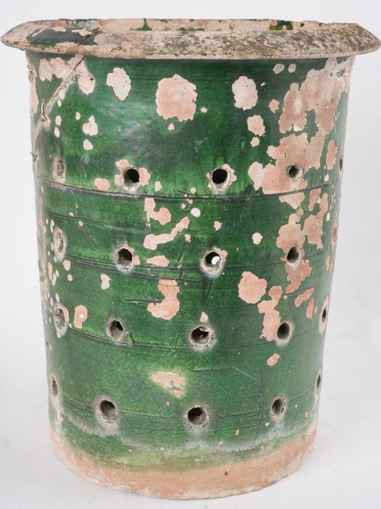 Large French Antique snail pot - 15¼"