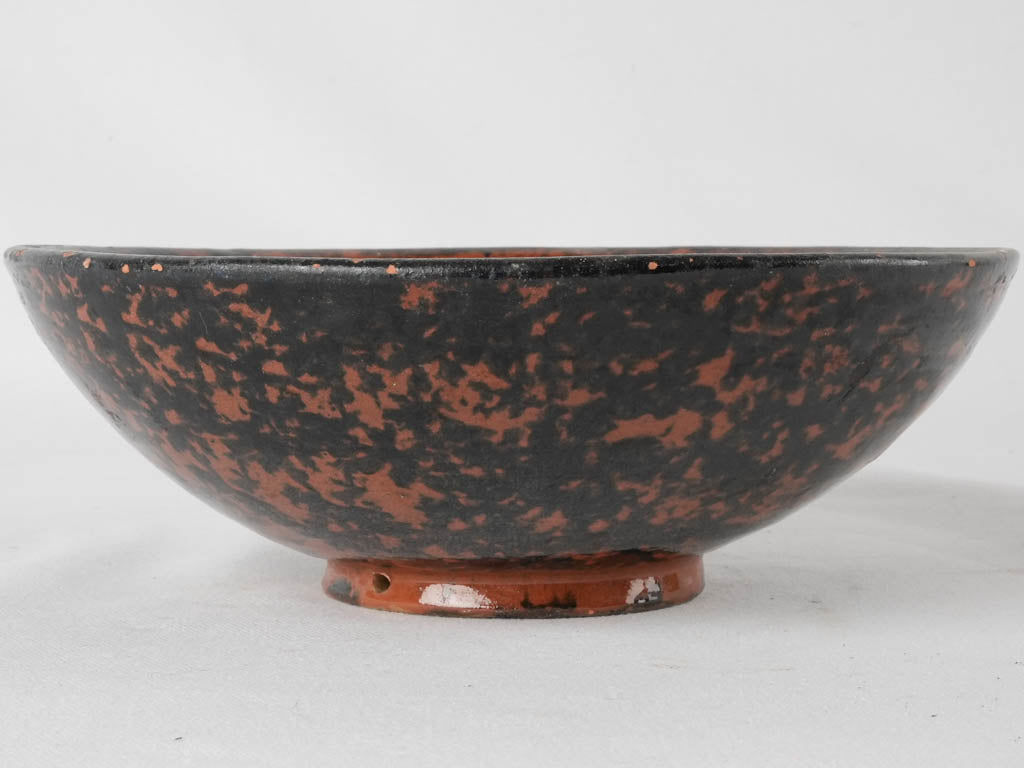 Traditional French blue salad bowl