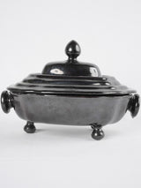 Antqiue French Dieulefit tureen - black