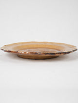 Late 19th-century brown glazed plate