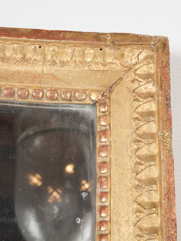 Traditional gilded Louis XVI mirror