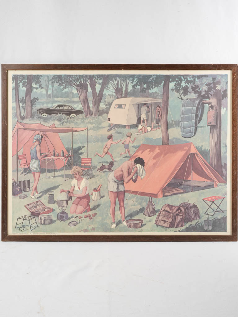 Mid-century nostalgic wall chart  
