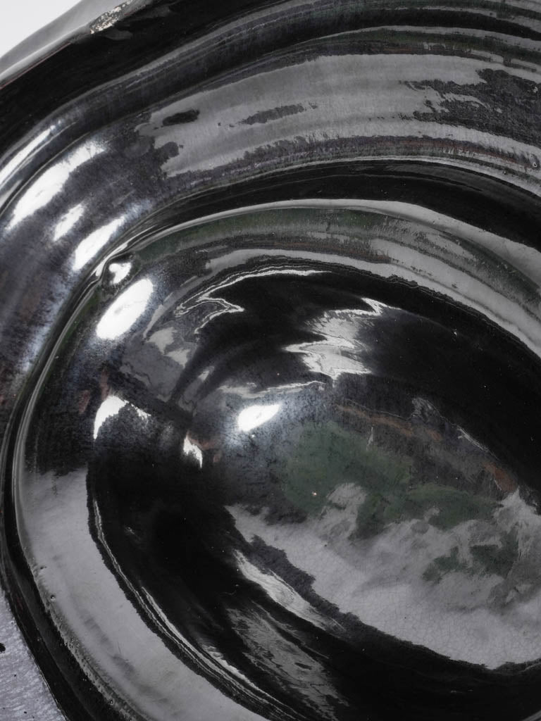 Antqiue French Dieulefit tureen - black