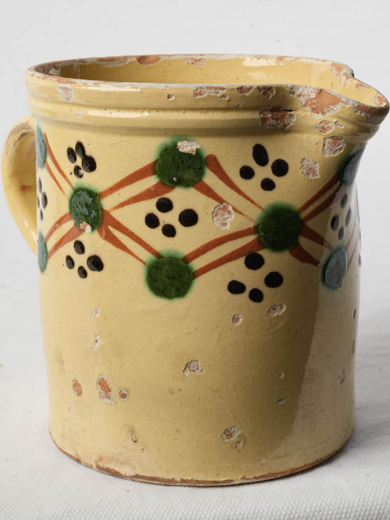 Petite handpainted vintage pitcher