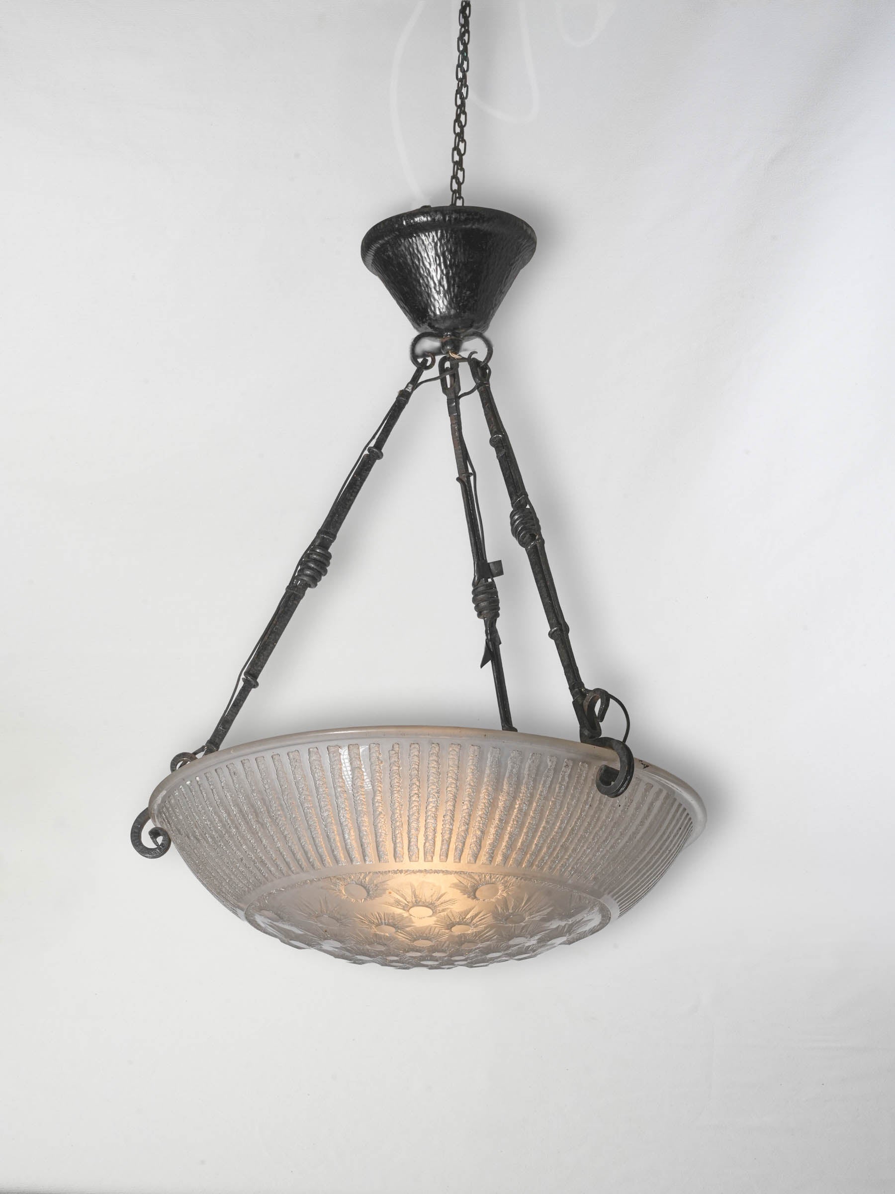 Art Deco Pendant Light by Daum, France