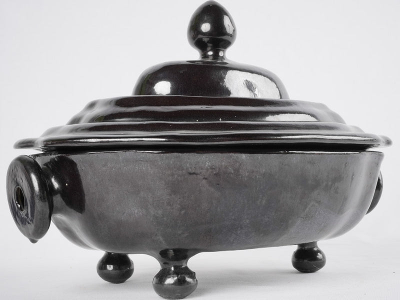 Sophisticated French Moustier-style serving tureen