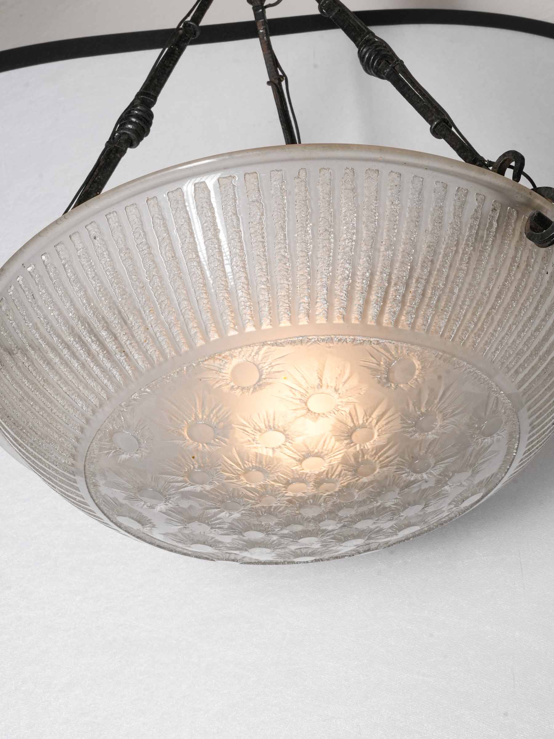 Art Deco Pendant Light by Daum, France