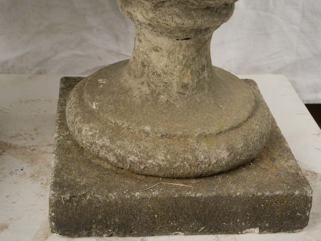 Antique rustic finial sculptures
