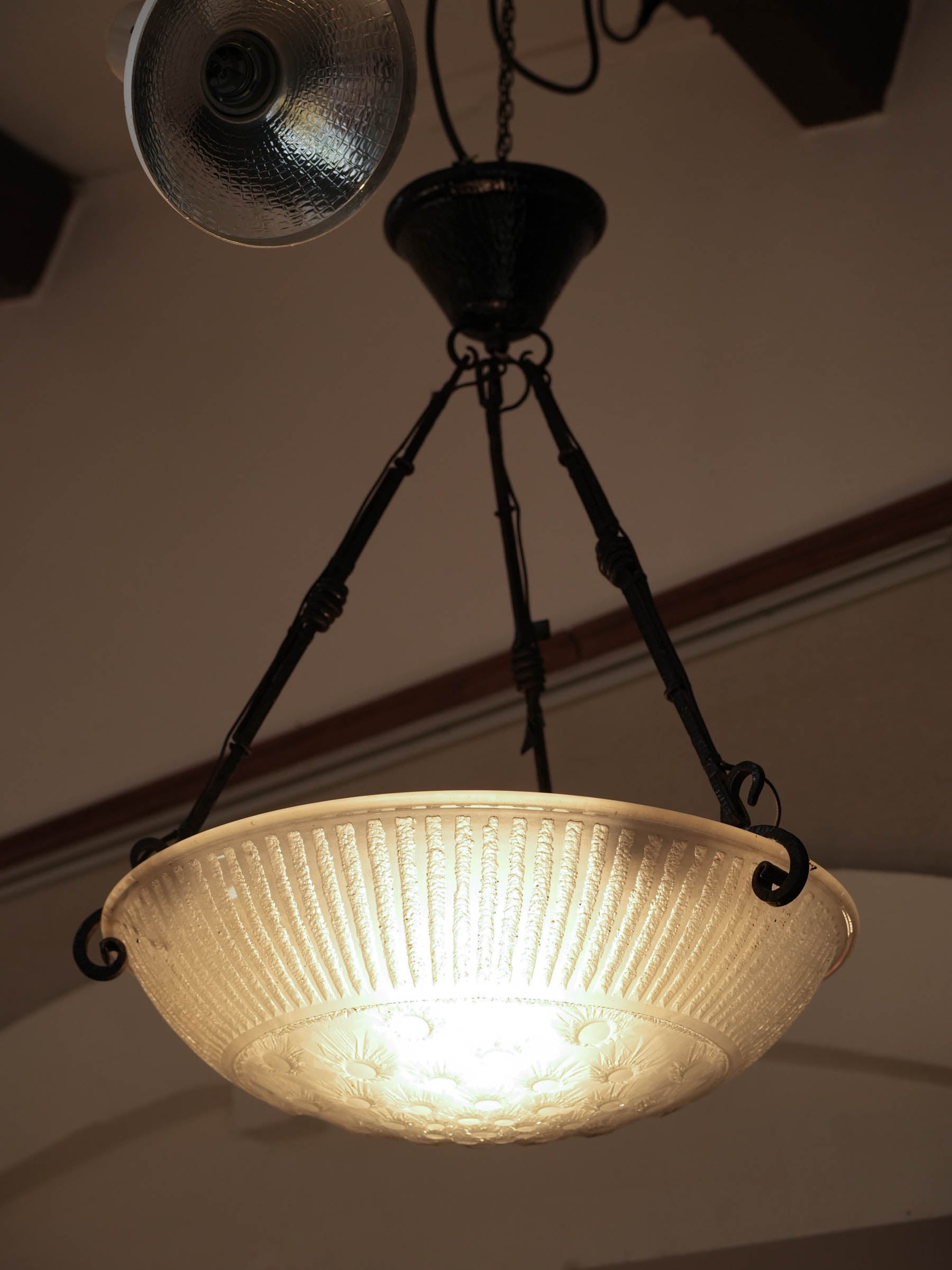 Art Deco Pendant Light by Daum, France