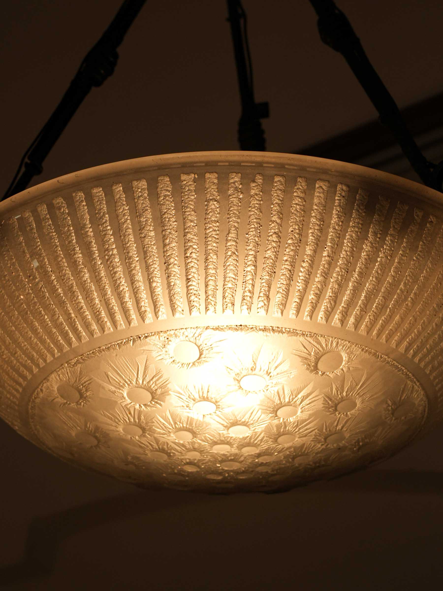 Art Deco Pendant Light by Daum, France