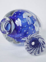 Handmade royal blue glass masterwork