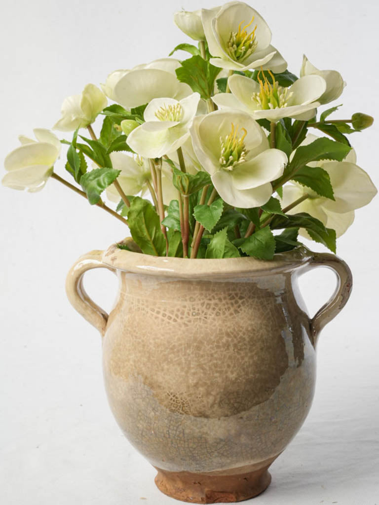 Antique timeworn confit vessel  