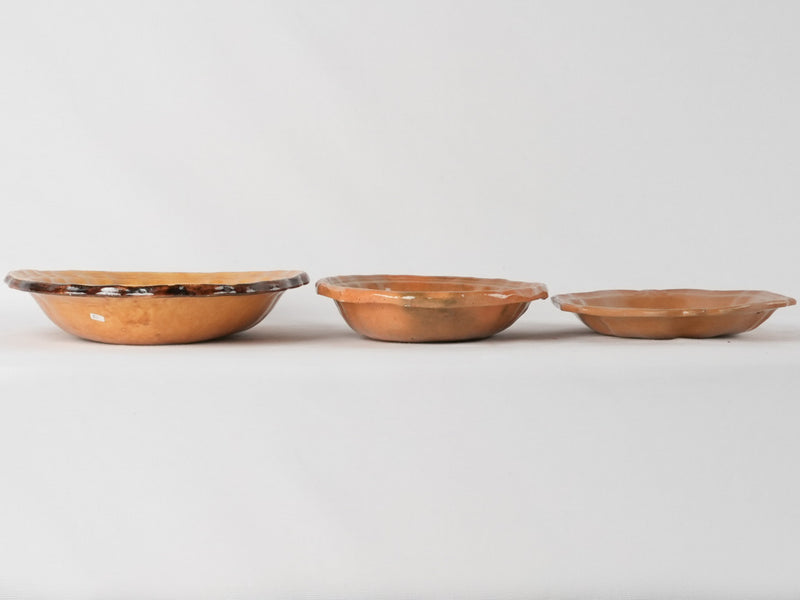 RESERVED CS Collection of 5 antique French oval platters 19¾"