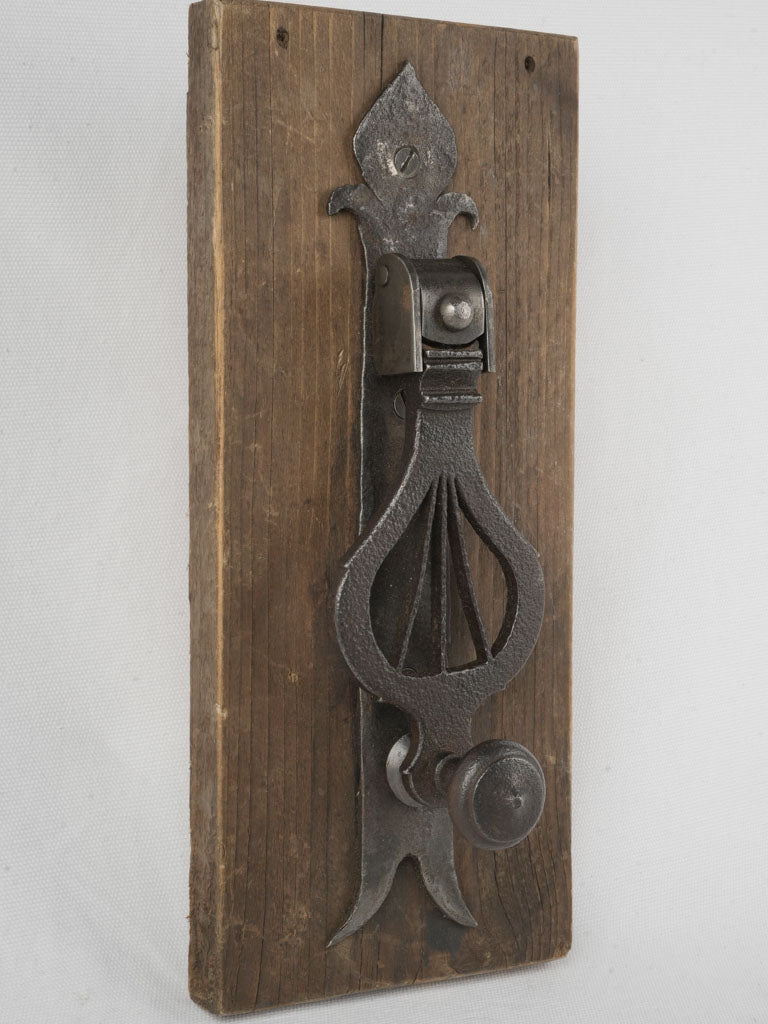 Vintage handcrafted wrought door knocker