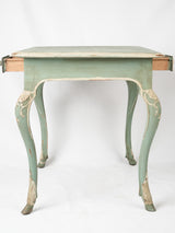 Age-consistent, French country-style, green 18th-century Provençale table