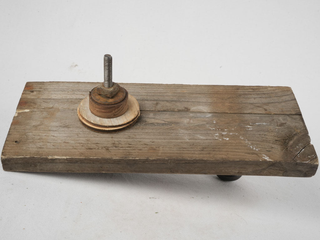 Refined artisanal iron door hardware