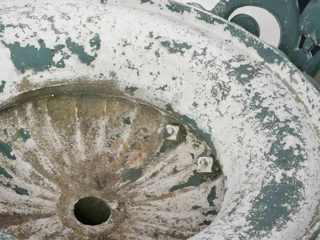 Charming fluted French garden planters  