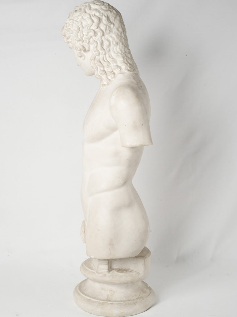 Graceful Neoclassical Greek Eros Statue