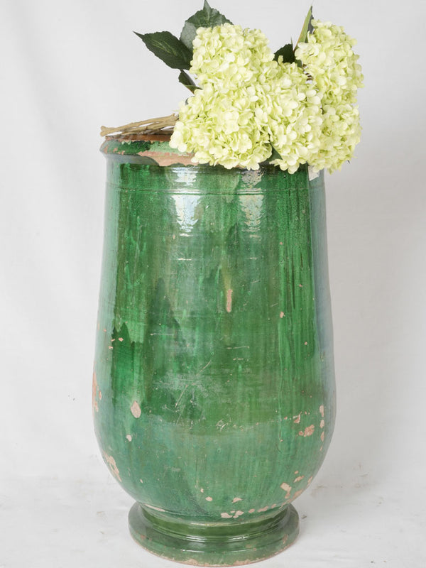 Green-glazed, historic Olivette oil jar