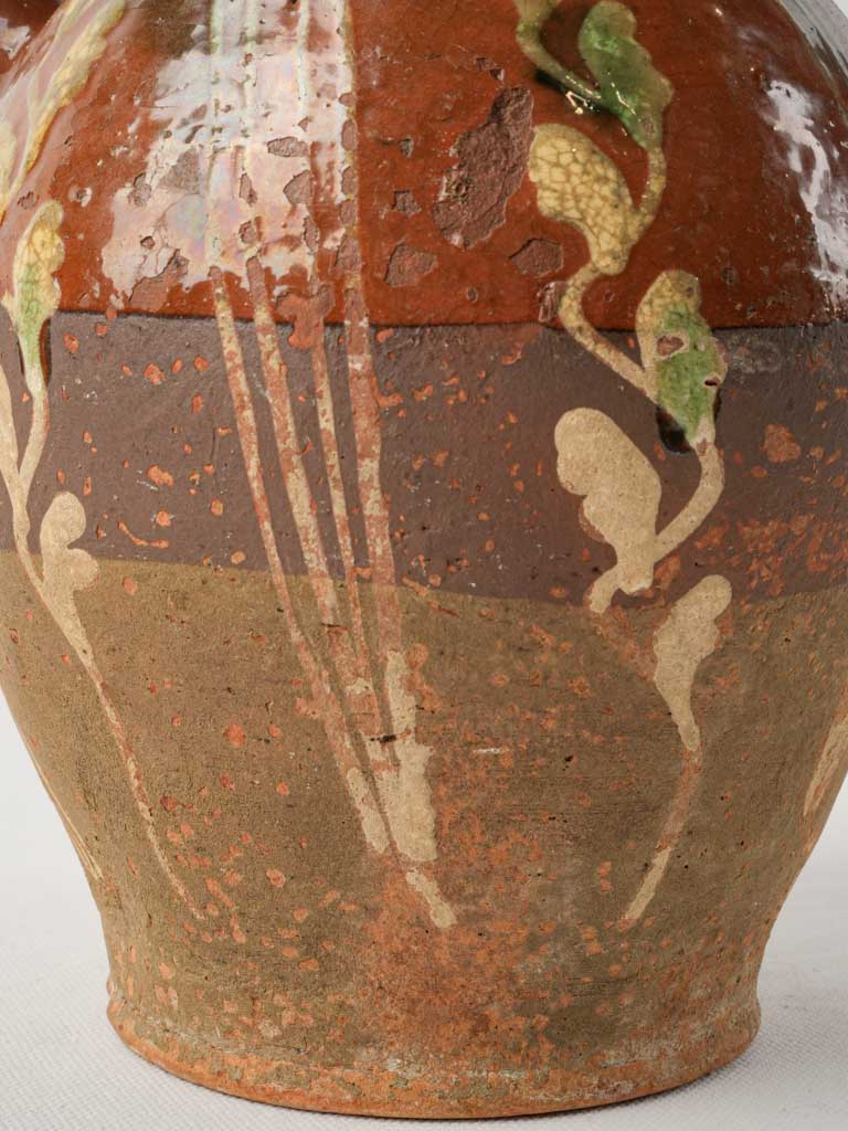 Elegant provincial terracotta pitcher  