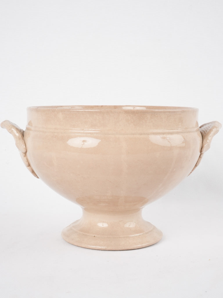 19th-century crackled glaze tureen base