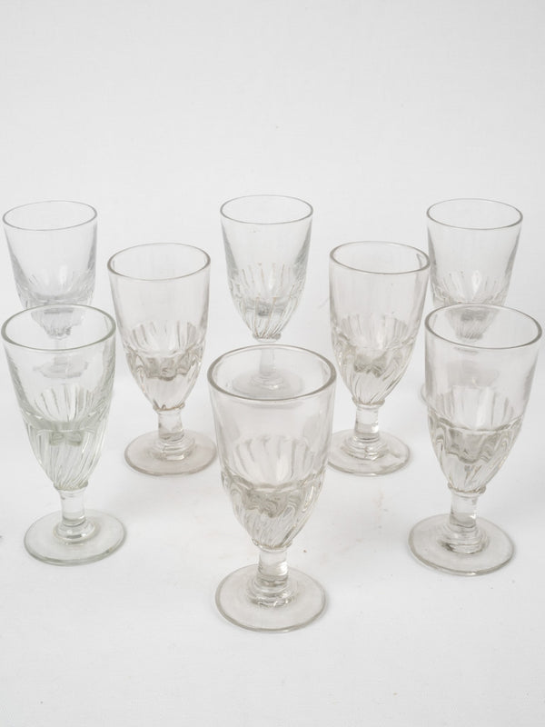 Antique Crystal Champagne Glasses Vintage Stemware Set of Six — French  Antiques Vintage French Decor French Linens Cafe au Lait Bowls and more