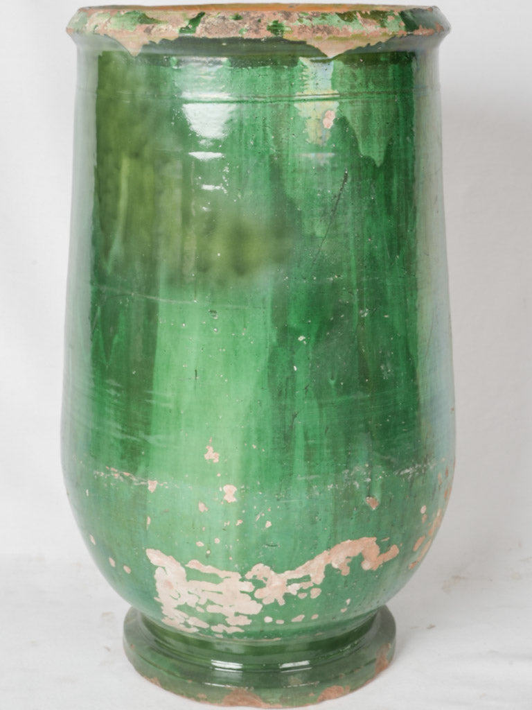 Distinctive, earthenware olive oil jar