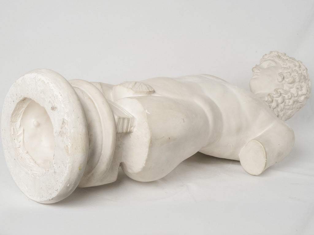 Elegant Mythological Plaster Eros Statue