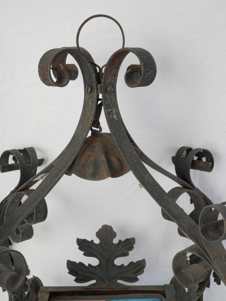 Scroll-accented 20th-century lantern