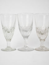 Sturdy 19th-century wine glasses collectible
