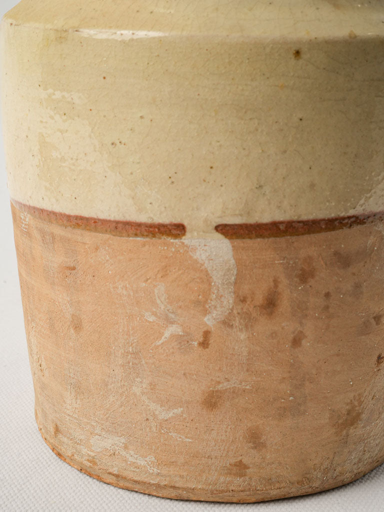 Smooth glazed preservation crock  