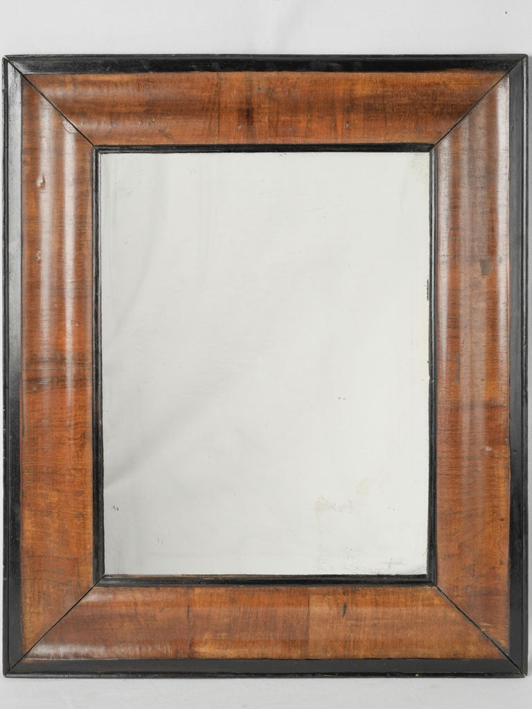 Vintage walnut Dutch mirror